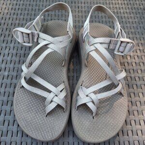 Chaco metallic silver ZX2 cloud sandals women's size 8 US